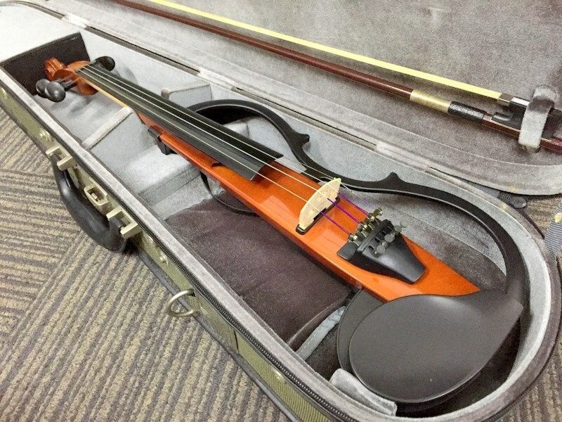 YAMAHA SV-120 Electric Silent Violin Brown | eBay