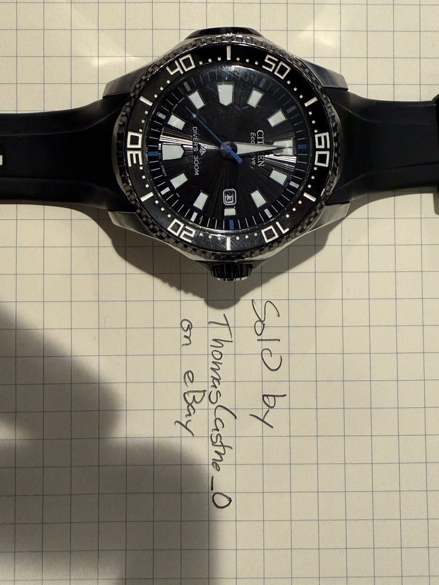 Citizen Men's Divers Eco Drive 300MT DIVERS Watch E168-S070830