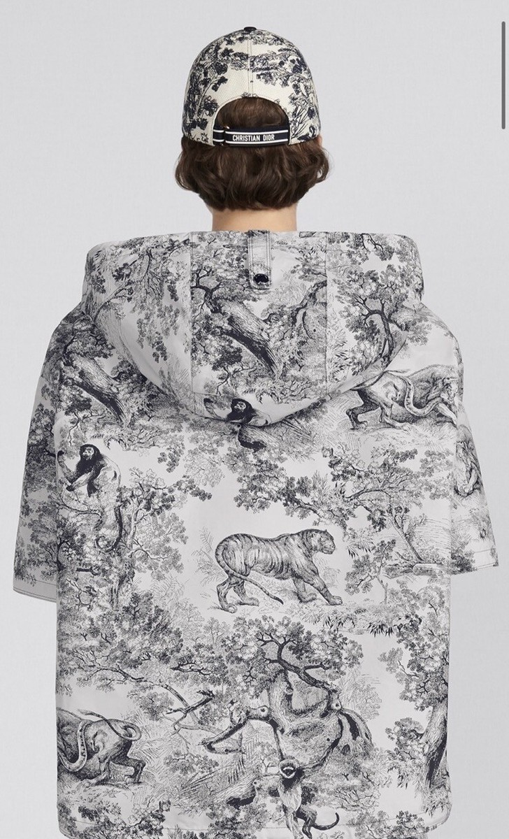 $4000 Authentic DIOR Toile De Jouy Dioriviera Short Sleeve Anorak