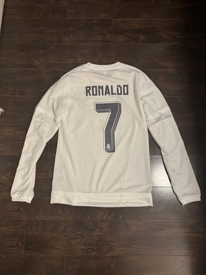 Real Madrid 2015/16 Adidas Home Long sleeve Football Shirt Ronaldo