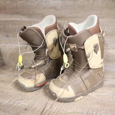 NEW: Burton Moto Brown Imprint 1 Snowboard Boots Size USA Adult