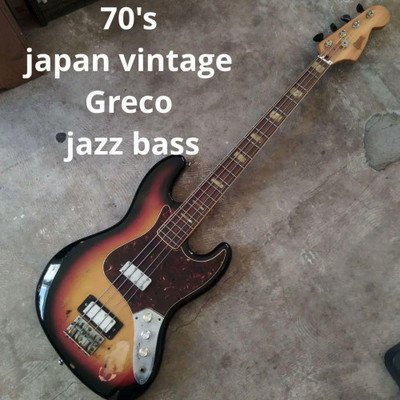 Greco 70's jazz bass guitar vintage humbucker From Japan Electric