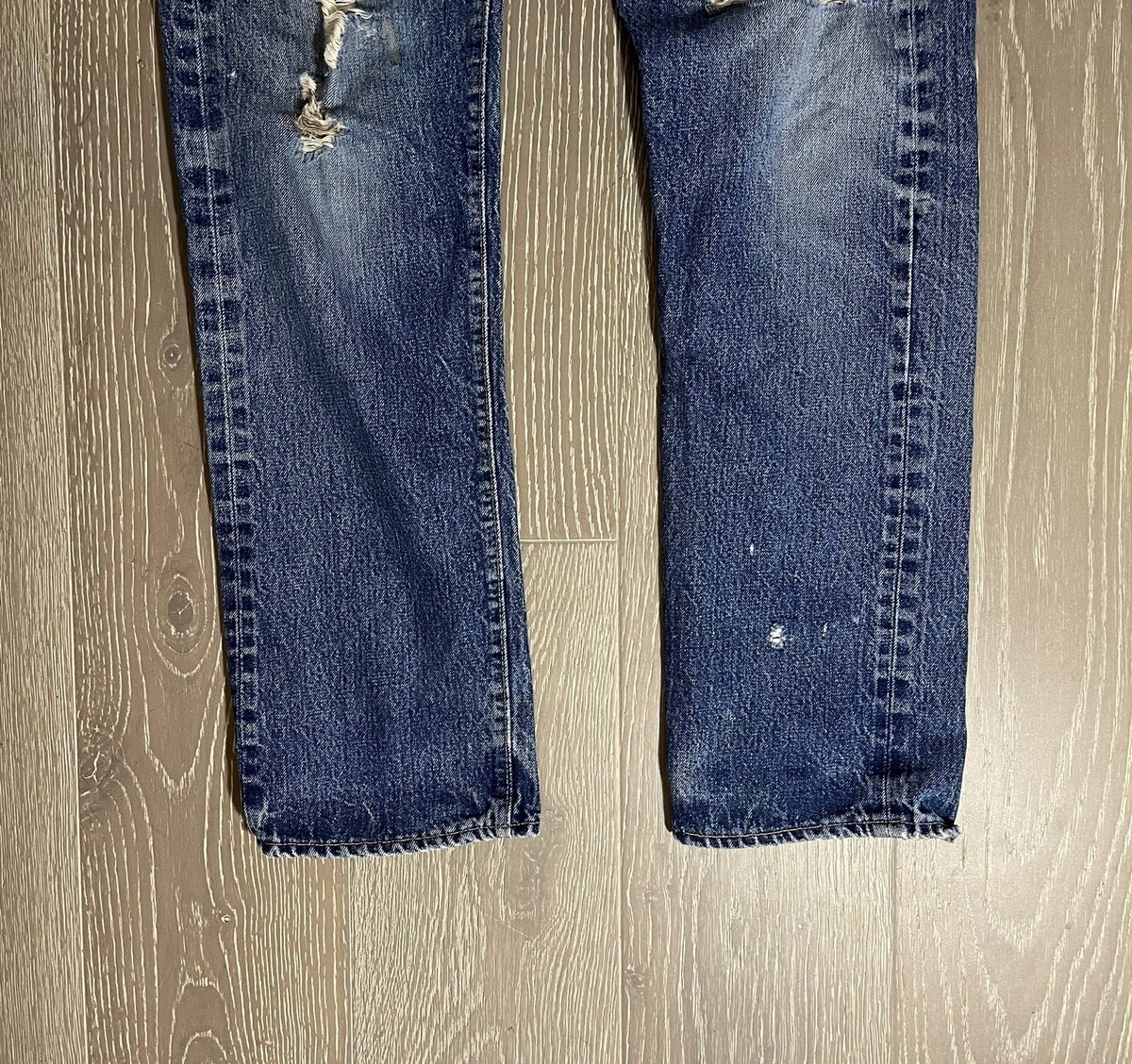 Vintage Levis 501 XX 1950's big E #6 Button Fly Redline Selvedge