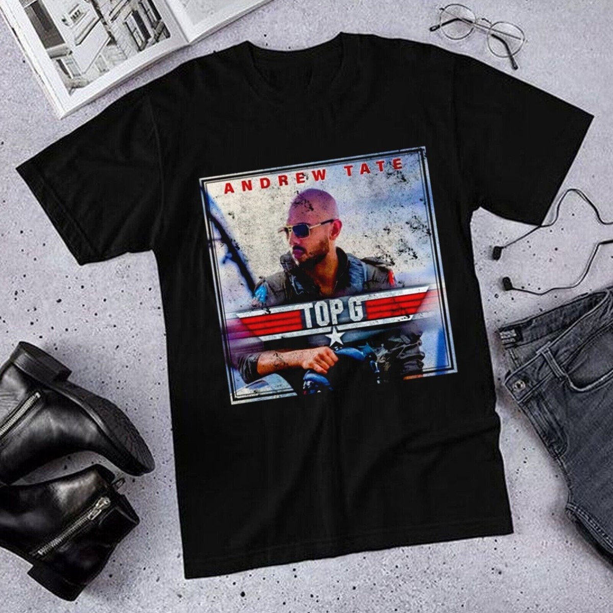 New Andrew Tate T-Shirt Emory Andrew Tate Cotton All Size Shirt