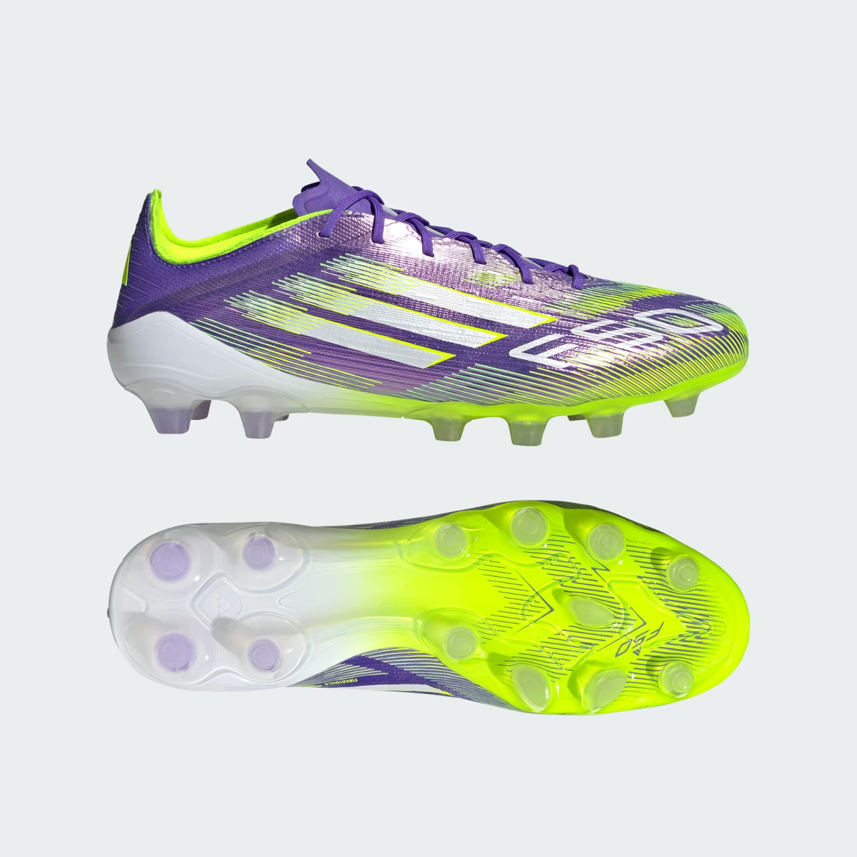 adidas Soccer Cleats F50 ELITE HG/AG JAPAN Purple Rush JH7645 2025