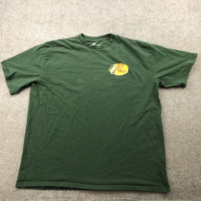 Bass Pro Shops Shirt Mens 2XL Green Fishing Graphic Humor I'd Hit