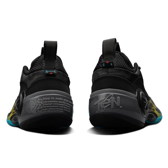 Li-Ning Way of Wade Wow 10 low Element Black Blue Flame size Men's