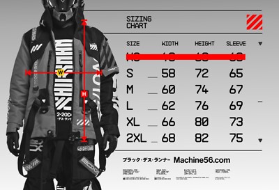 Men's Red Light Weight Jacket Hoodie Full Zip Machine56 FL_V1A-2