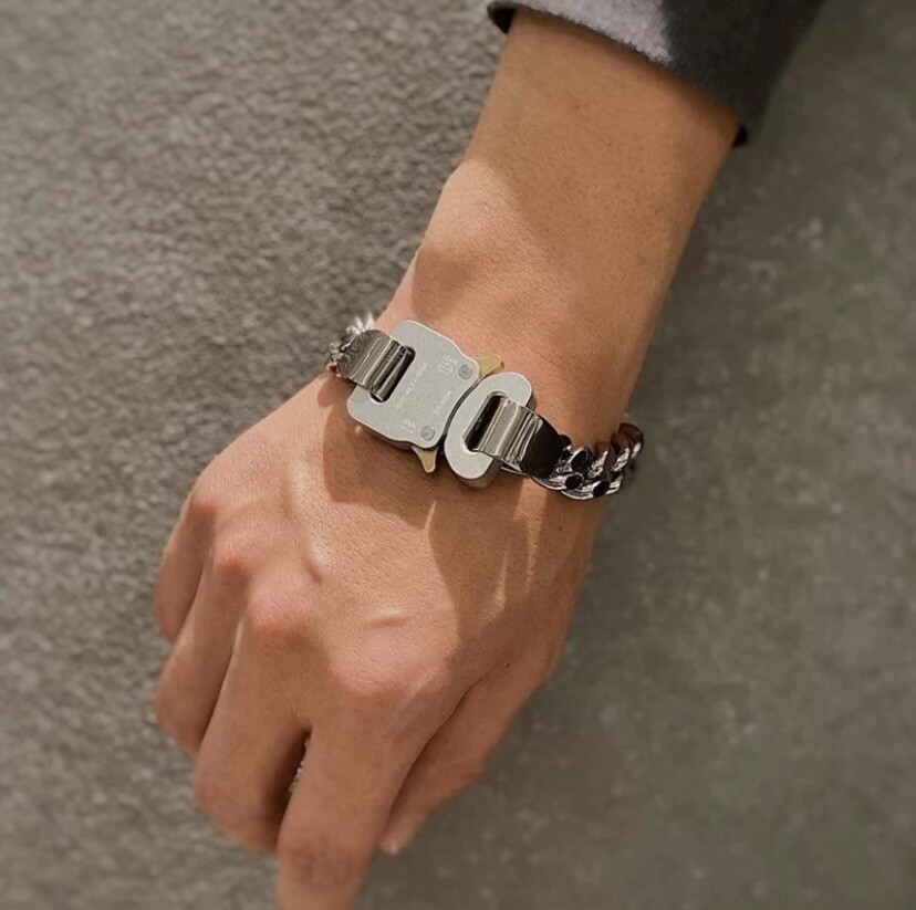 Metal 1017 ALYX 9SM Cubix Chain Multicolor Fixed Buckle Alloy