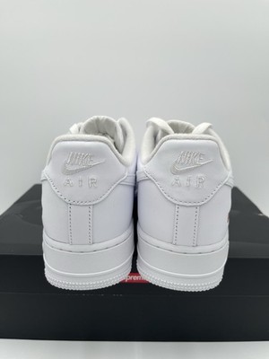 Size 8 - Nike Air Force 1 x Supreme Low Box Logo - White for sale