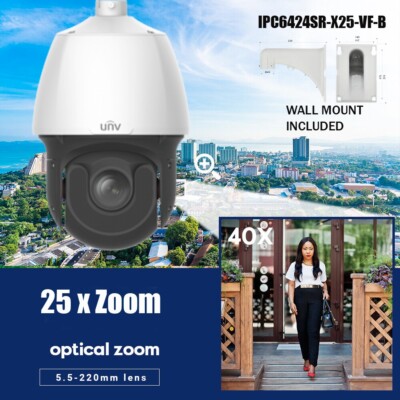 Uniview UNV 4MP 25x LightHunter Network PTZ IP Camera CCTV