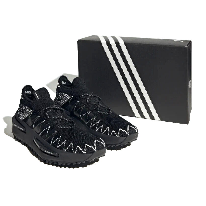 Adidas X Neighborhood NMD S1 Knit Lug Sole ID4854 Core Black 10M