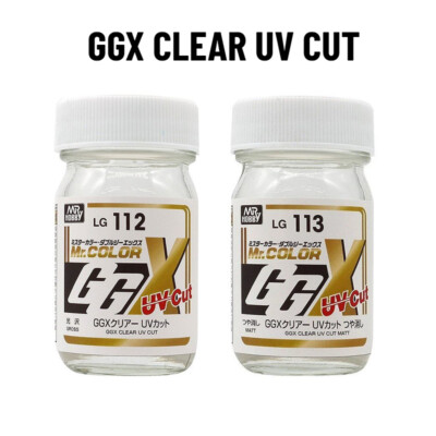 MR HOBBY Mr. COLOR GGX Clear UV Cut 60ML LG112 GROSS/LG113 MATT | eBay