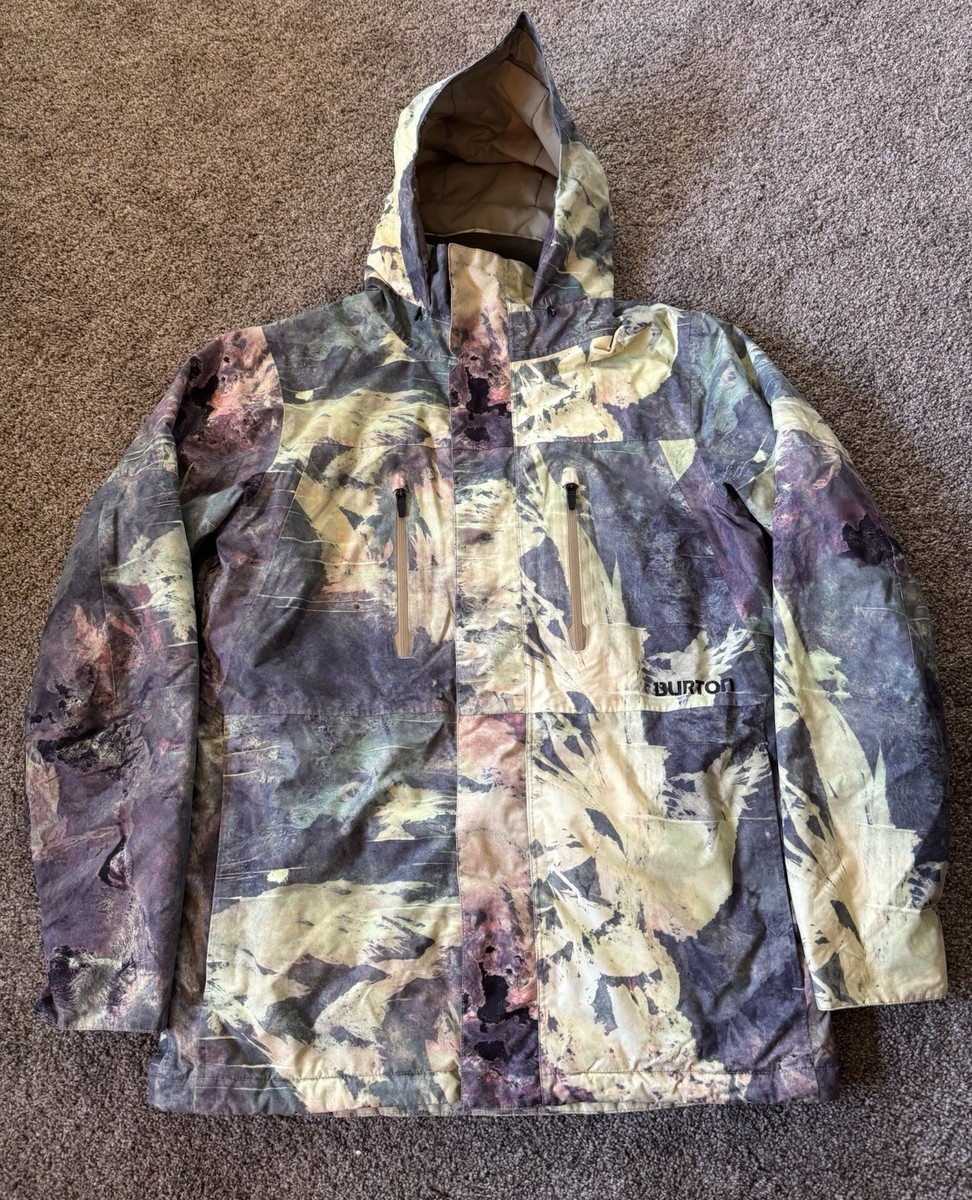 Burton MB Breach Dry Ride Snowboard SKI Multicolor Jacket Camo