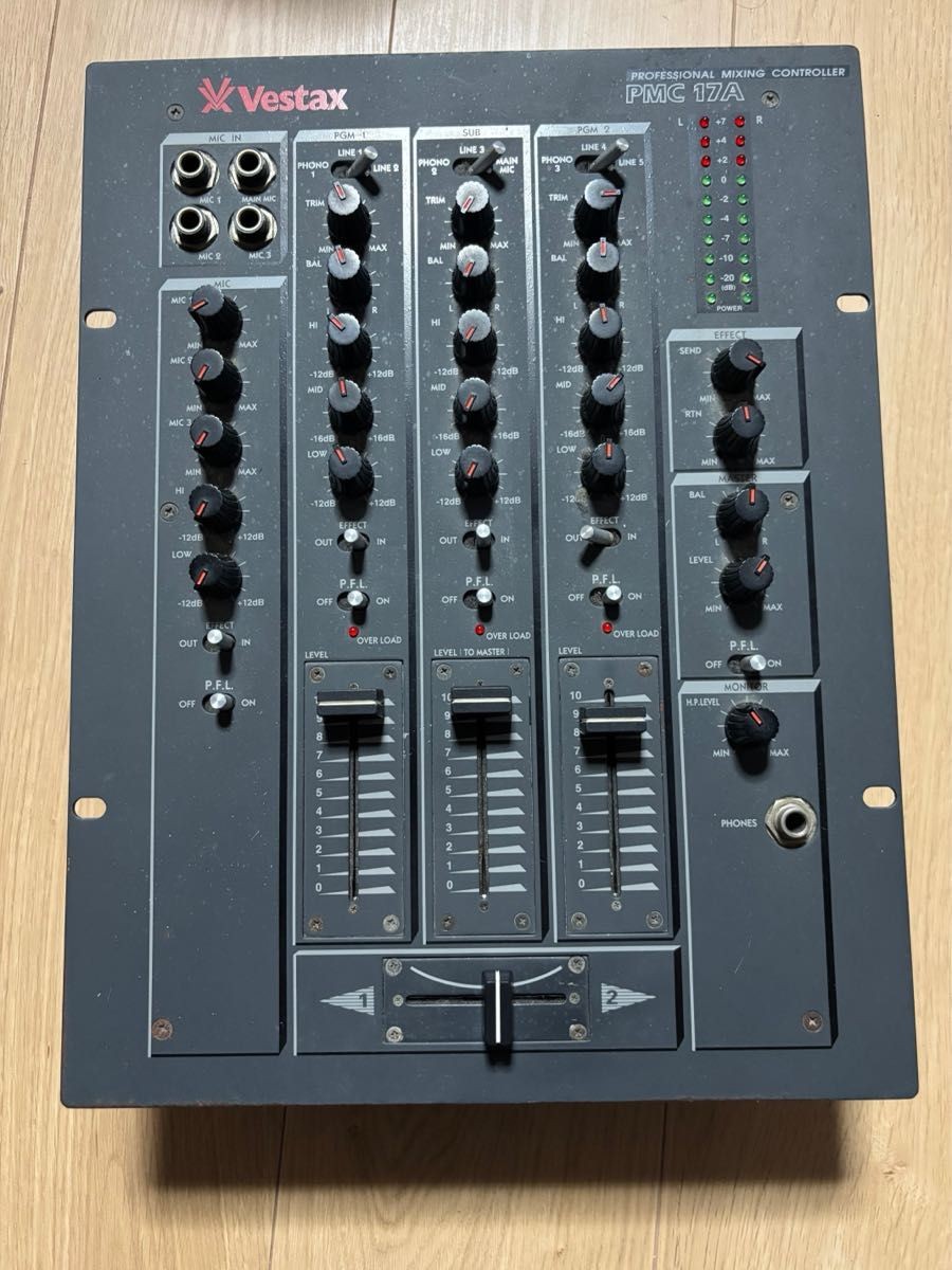 Vestax PMC-17A Mixer Professional Mixing Controller DJ Mixer | eBay