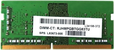 Skhynix HMA851S6DJR6N-XN N0 AD 141 4GBx1 DDR4 RAM 3200HMz SODIMM