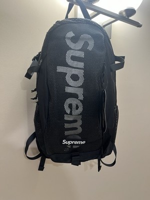 Supreme SS20 Mesh Backpack Black | eBay