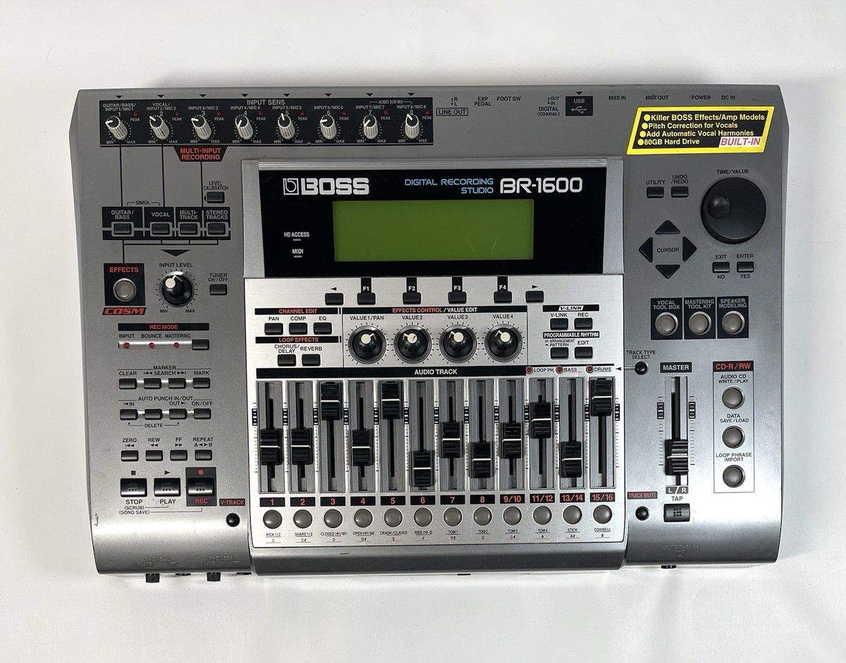 BOSS BR-1600CD Digital Multi Track Recorder for sale online | eBay