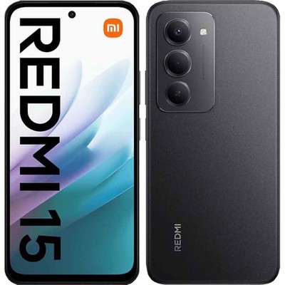Xiaomi Redmi 15 4G Midnight Black 128GB + 6GB Dual-SIM Unlocked