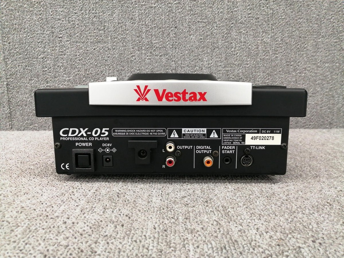 Vestax CDX-05 Professional CD Player ベスタクス ジャンク