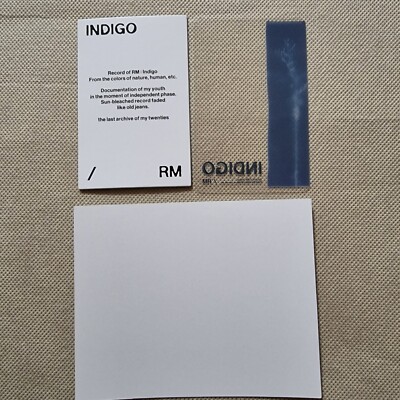 BTS- BTS RM INDIGO BOOK Edition ALBUM OFFICIAL PHOTOCARD