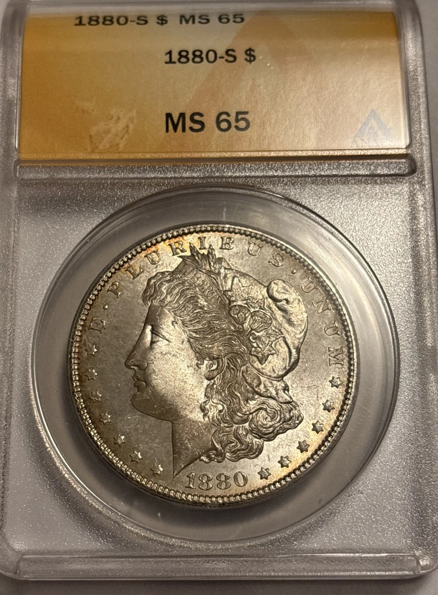 1880 Year Grade MS 65 Morgan Dollars (1878-1921) for sale | eBay