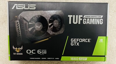 ASUS GeForce GTX 1660 SUPER OC 6GB GDDR6 Gaming Graphics Card (TUF
