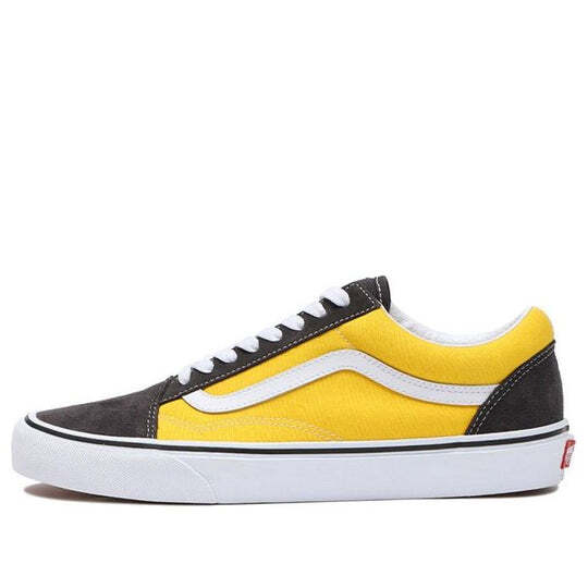 Vans Old Skool Low Tops Casual Skateboarding Shoes 'Black Yellow