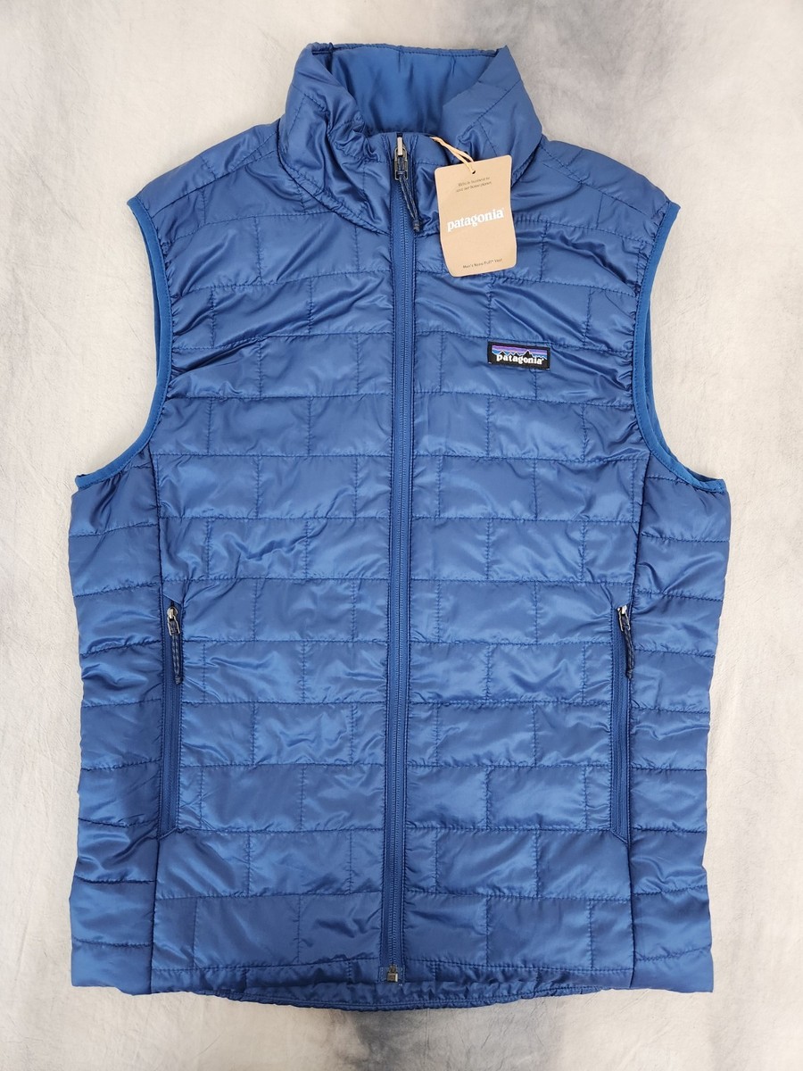 Patagonia Nano Puff Vest Clement Blue Men's Size Medium | eBay