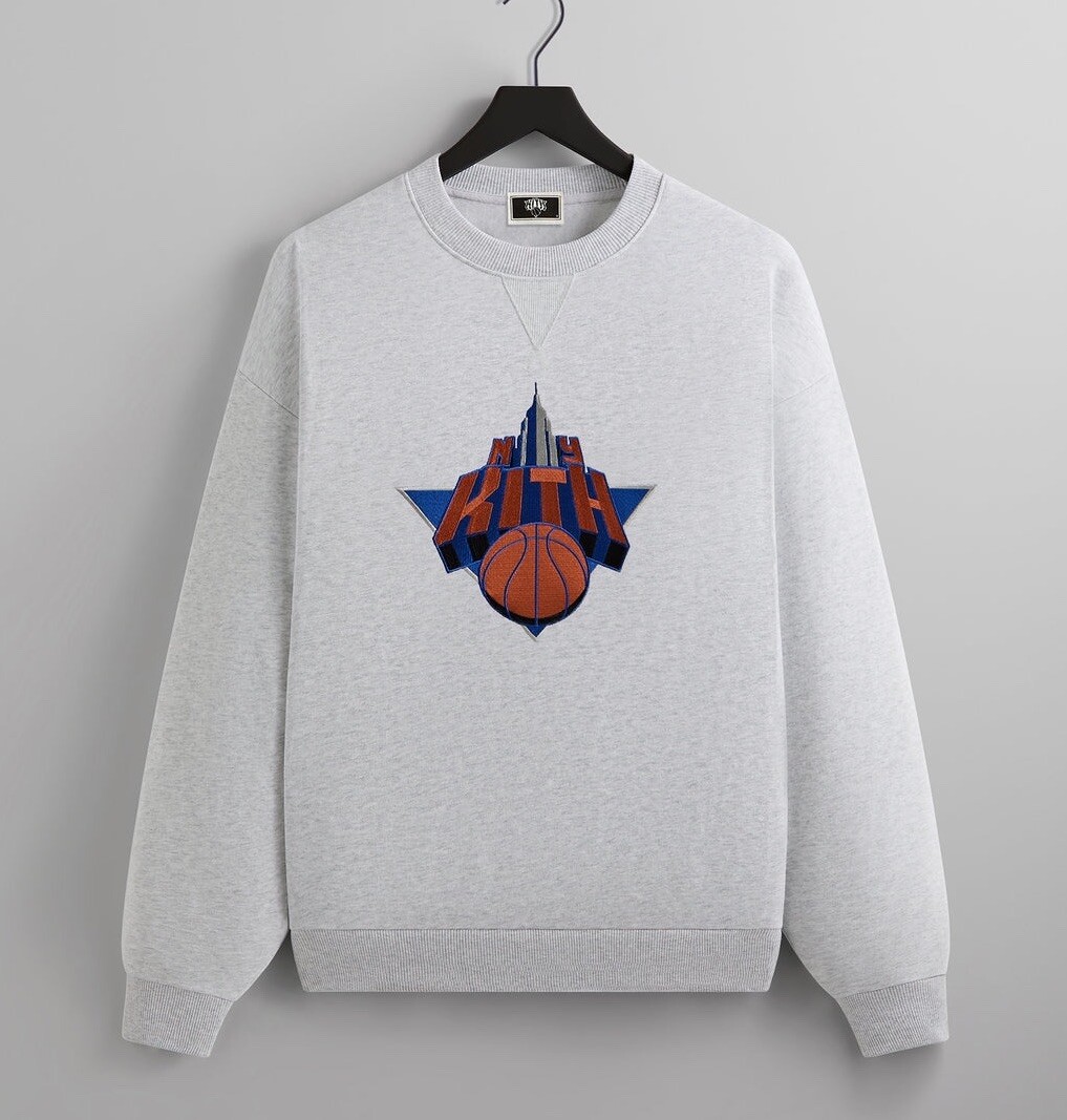 Kith for the New York Knicks Empire Vintage Nelson Crewneck