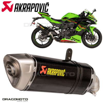 KAWASAKI Ninja ZX-4R 400 2023-2024 Exhaust AKRAPOVIC Carbon S