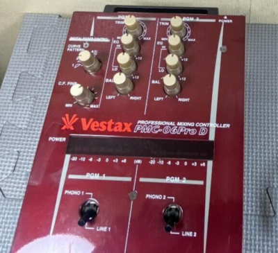 Vestax PMC-06 Pro D Samurai DJ Mixer Professional Mixing