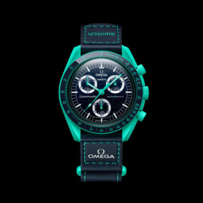 Swatch x Omega Bioceramic Moonswatch Mission To Saturn 42 mm Beige