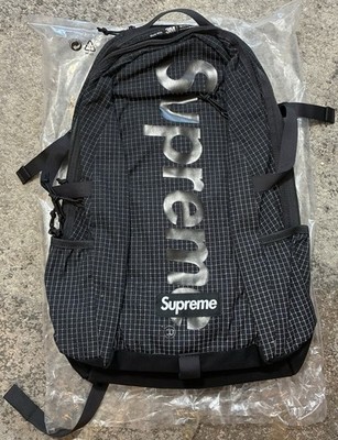 Supreme SS24 Box Backpack Black BNWT Authentic | eBay