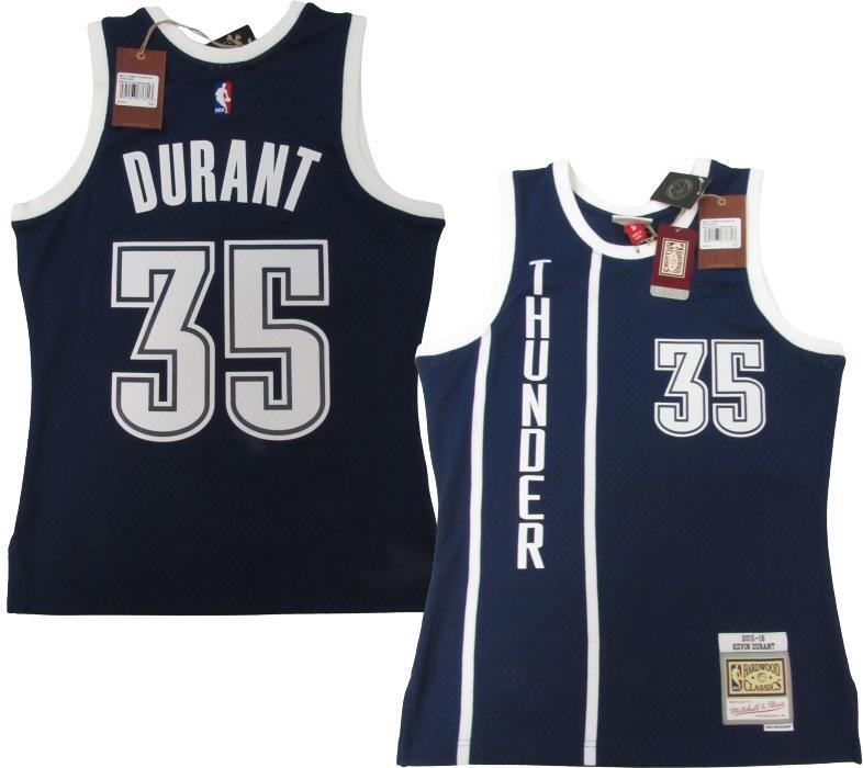 New 2015-16 Kevin Durant #35 Thunder Mens Mitchell & Ness Swingman