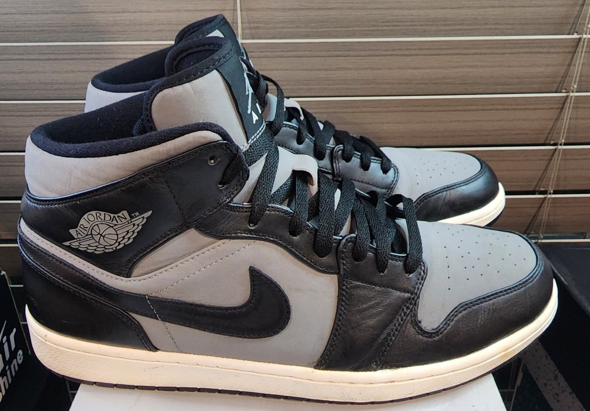 Nike Air Jordan 1 Mid Cool Grey Men's Size 13 | eBay