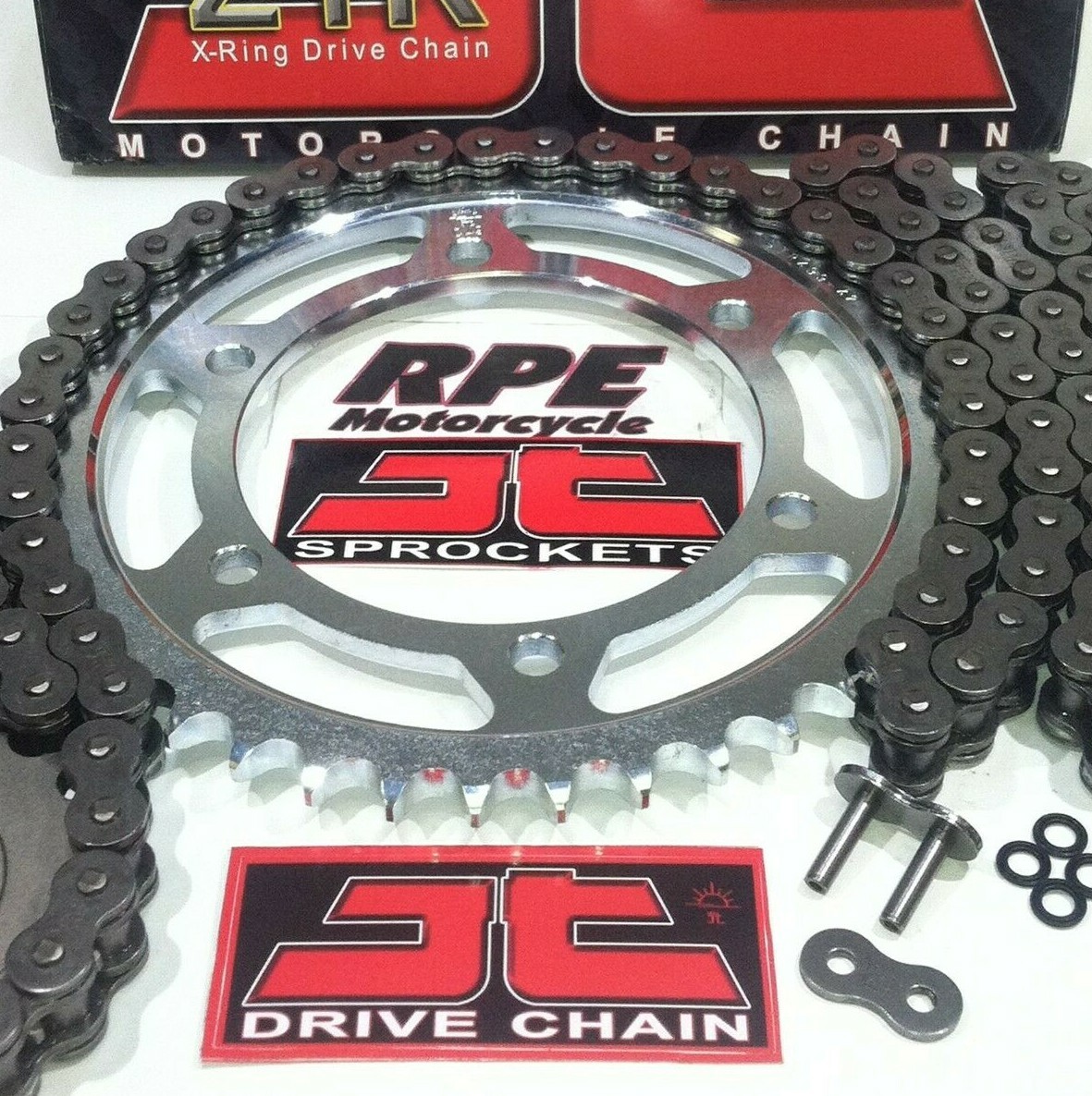 2004-05 ZX10R NINJA NEW JT Z3 X-RING 530 EXTENDED 150L CHAIN AND