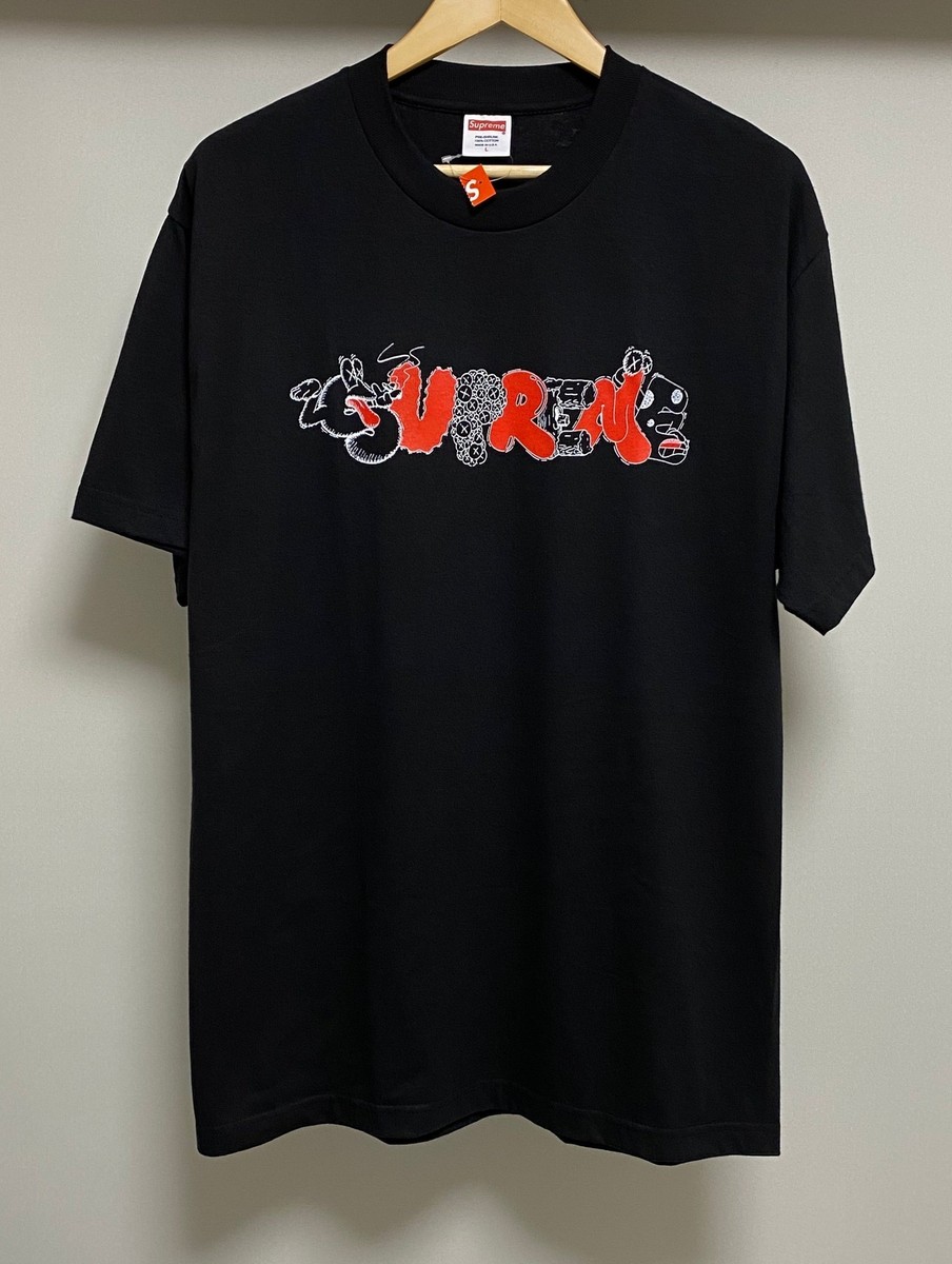 Supreme kaws ORIGINAL FAKE Logo tee 2011 | eBay