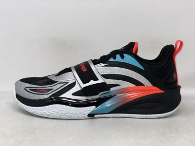 Anta Kai 1 Kyrie Irving Kaleidoscope Silver Black Sneakers, Size