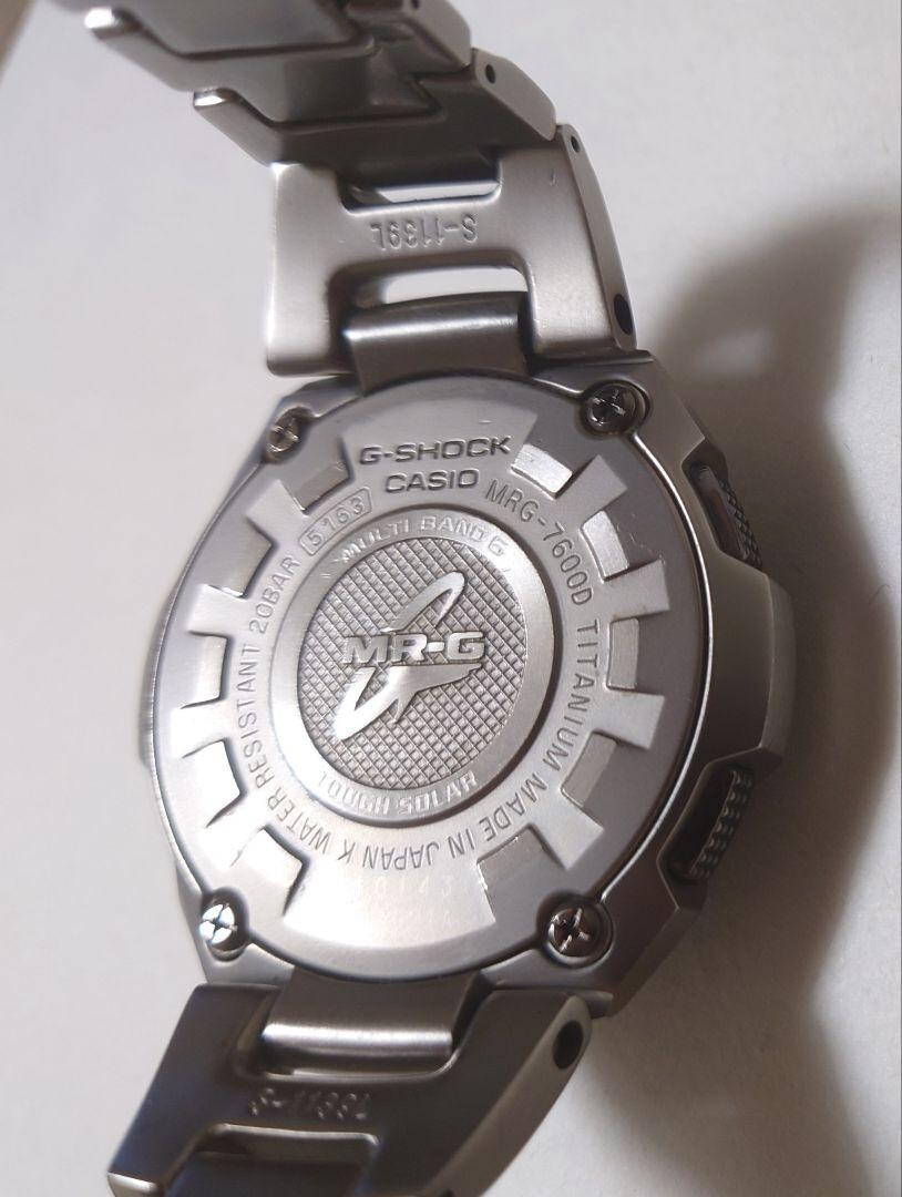 CASIO watch G-SHOCK MR-G MRG-7600D-1BJF Men's Watch in Box used | eBay