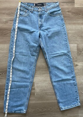 Vintage Levi's Silver Tab Loose Baggy Tapered Jeans Size 9 Jr 90s