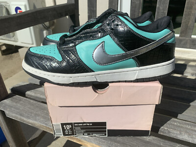 Nike SB Dunk Low Tiffany OG Diamond Supply Co 10.5 Supreme Chrome
