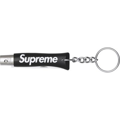 Supreme x Opinel No. 4 Knife Keychain Black Red Green 3colors FW25