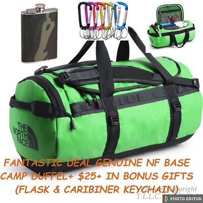 HTF/NWT/NEW OPTIC GREEN LARGE NORTH FACE BASE CAMP DUFFEL BAG