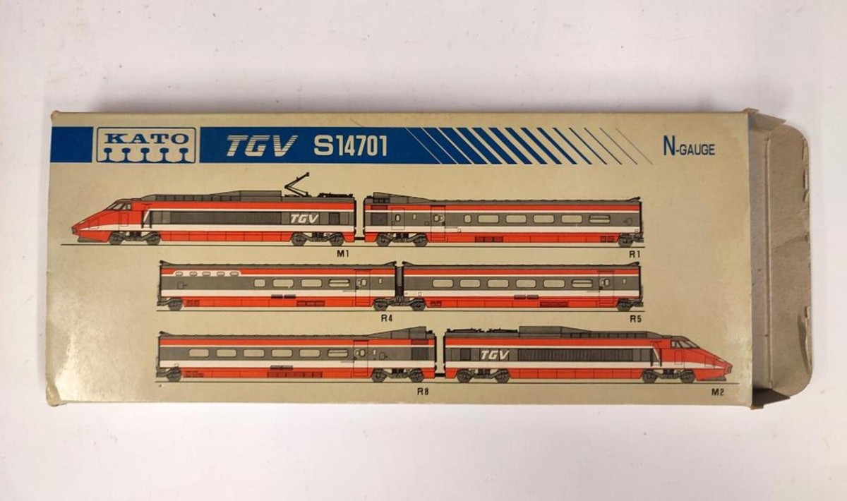 Kato S14701 TGV N Scale Bullet Train | eBay