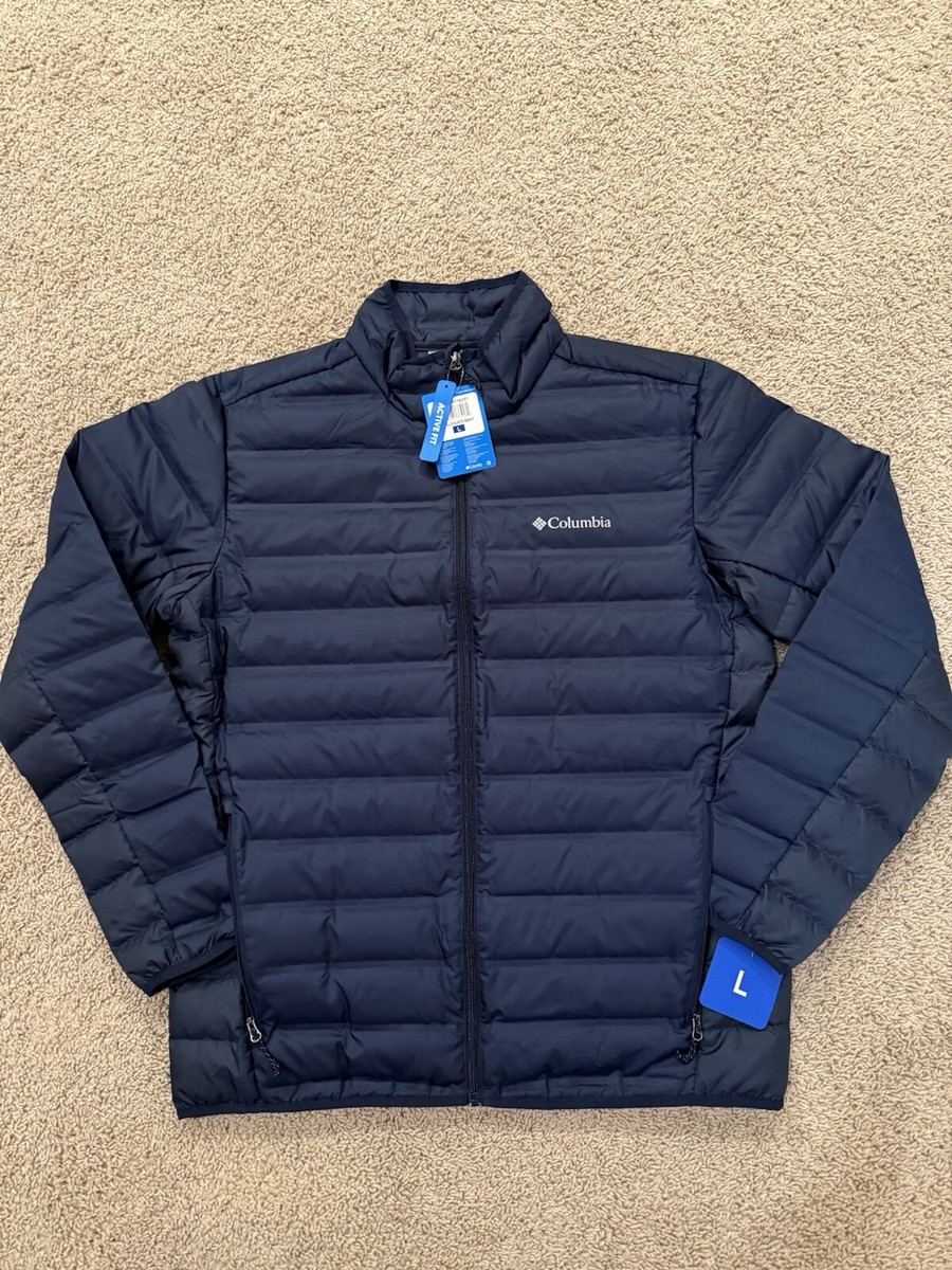 Columbia men's Omni - Shield, 650 down jacket Blue Size Large | eBay