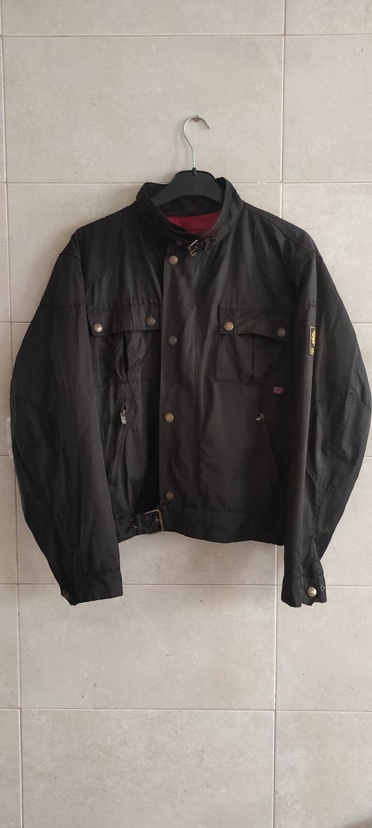 Belstaff Gold Label Nylon Biker Mens Rider Jacket | Size L/XL