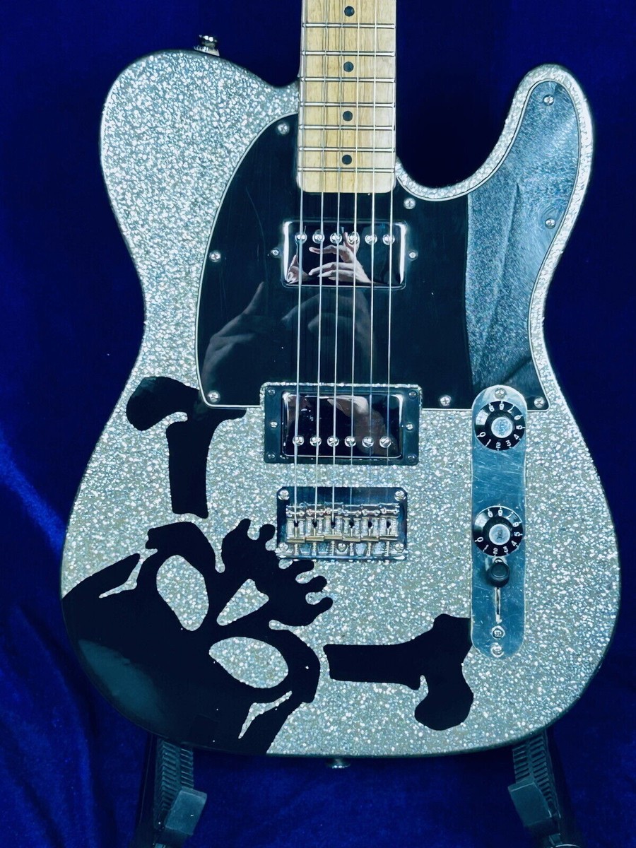 Squier Haruna Telecaster Used Skullsilver SCANDAL Basswood Body | eBay