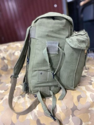 South Vietnamese Cotton Canvas Backpack ARVN Rucksack X Frame