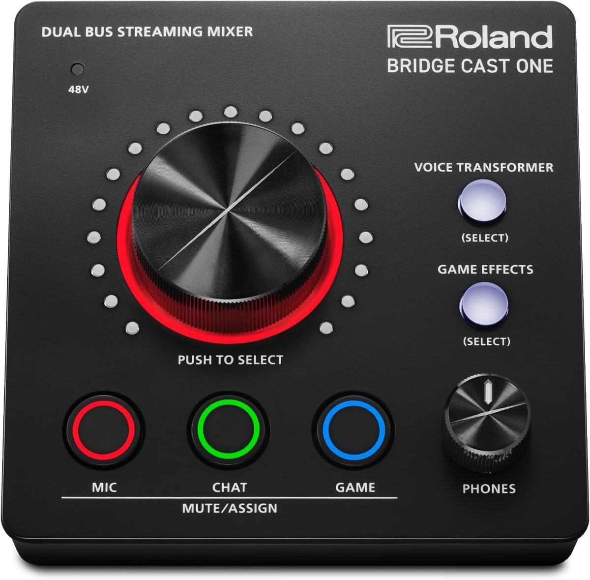 Roland BRIDGE CAST X Dual Bus Gaming Audio Mixer with Video